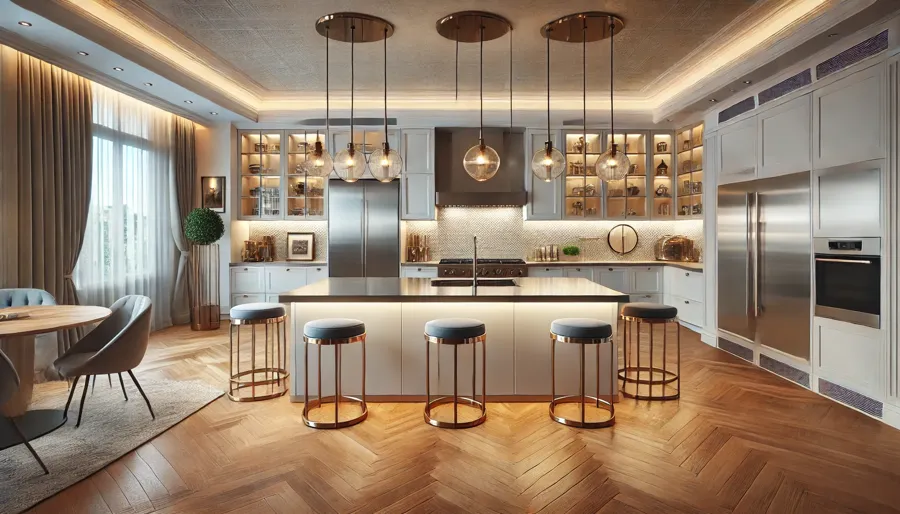 Intérieur d'une cuisine moderne